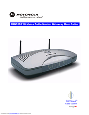 Motorola SBG1000-1 User Manual