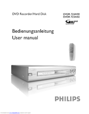 Philips DVDR725H/02 User Manual