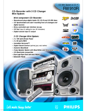 Philips FW910R Specifications