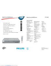 Philips DTR6600/08 Technical Specifications