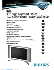 Philips 17PF9945/78 Technical Specifications