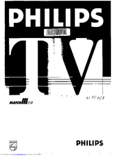 Philips 25PT817A/12 Manual