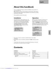 Philips 28PW960B/58 Handbook