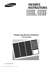 Samsung AHT24F1HBA Owner's Instructions Manual