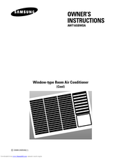 Samsung AWT18SBWDA Owner's Instructions Manual