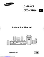 Samsung DVD-CM250 Instruction Manual