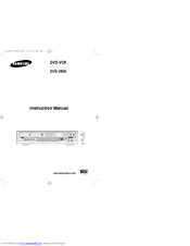 Samsung DVD-V85KV Instruction Manual