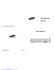 Samsung DVD-H40 User Manual