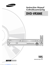Samsung DVD-VR300E Instruction Manual