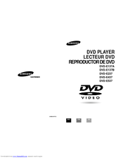 Samsung DVD-E437 Manual