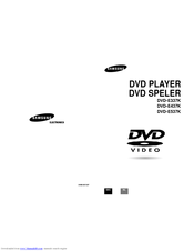 Samsung DVD-E337K Manual