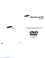 Samsung DVD-P243 Manual Del Usuario
