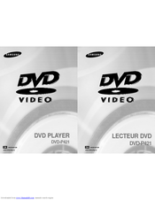 Samsung DVD-P421 Manual