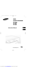 Samsung SV-H35K Instruction Manual