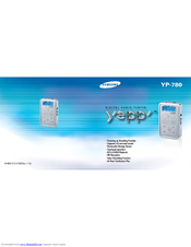 Samsung YEPP YP-780 Manual