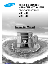 Samsung MAX-L42 Instruction Manual
