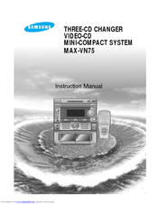 Samsung MAX-VN75 Instruction Manual