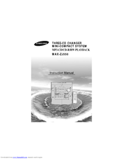Samsung MAX-ZJ550 Instruction Manual