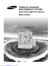 Samsung MAX-ZJ650 Instruction Manual
