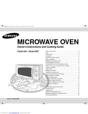 Samsung CE281DNR Owner's Instructions Manual