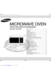 Samsung GE102WR Owner's Instructions Manual