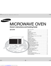 Samsung GE107W Owner's Instructions Manual
