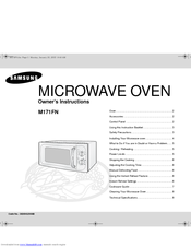 Samsung M171FN Owner's Instructions Manual