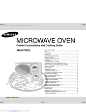 Samsung M1977NCE Owner's Instructions Manual