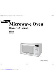 Samsung MW103H Owner's Manual
