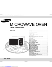 Samsung MW107L Owner's Instructions Manual