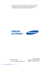 Samsung SCH-X799 User Manual