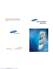 Samsung SGH-S341i Manual