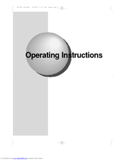 Samsung ML-85G Operating Instructions Manual