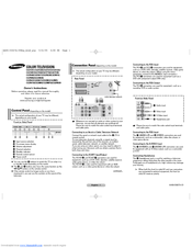 Samsung CS21E22 Owner's Instructions Manual