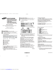 Samsung CS-29A11PQ Owner's Instructions Manual