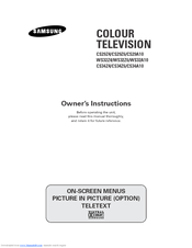 Samsung CS-29Z7HU Owner's Instructions Manual