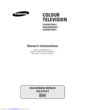 Samsung CS34Z4CS Owner's Instructions Manual