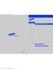 Samsung TXP-2011 Owner's Instructions Manual
