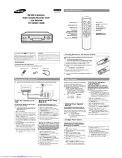 Samsung SV-150GS Owner's Manual