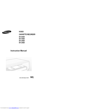 Samsung SV-640B/XSA Instruction Manual