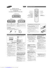Samsung SV-H11K Owner's Manual