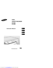 Samsung SV-G35K/AFR Instruction Manual