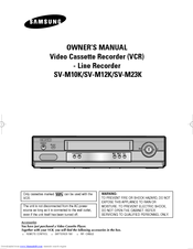 Samsung SV-M10K Owner's Manual