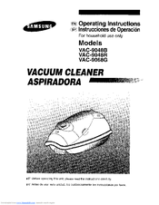 Samsung VAC-9048B Operating Instructions Manual