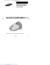 Samsung VC-6000 SERIES Operating Instructions Manual