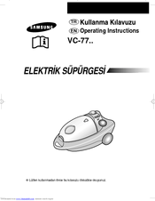 Samsung VC-77 Series Operating Instructions Manual