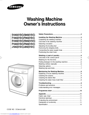 Samsung R843C Owner's Instructions Manual