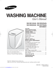 Samsung WA10K2Q User Manual