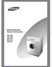 Samsung SWE-1100 Owner's Instructions Manual