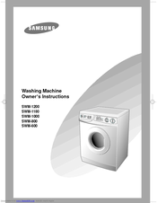 Samsung SWM-1000 Owner's Instructions Manual